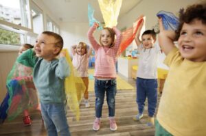 英語リトミック_スカーフ