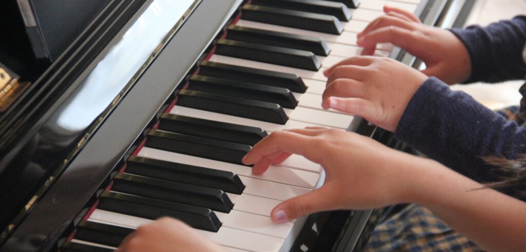 連弾の演奏の様子